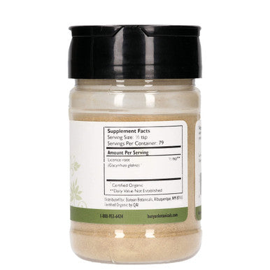 Banyan Botanicals Licorice Root Powder, Spice Jar - Usda Organic - Glycyrrhiza Glabra - Ayurvedic Herb For Lungs, Skin, & Stomach