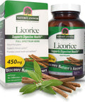 Nature'S Answer Licorice Root 90 Capsules - Licorice Root Extract for Digestive Immune and Respiratory Support - Vegetarian Vegan Gluten Kosher Licorice Root Capsules - Supports Skin