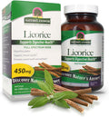 Nature'S Answer Licorice Root 90 Capsules - Licorice Root Extract for Digestive Immune and Respiratory Support - Vegetarian Vegan Gluten Kosher Licorice Root Capsules - Supports Skin