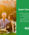 4Life Super Detox - Dietary Supplement Supports Detoxification and Healthy Liver Function - Supplement Formula with Artichoke Calcium D-Glucarate and Milk Thistle - 60 Capsules