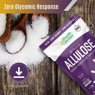 Health Garden Allulose Sweetener - Gluten And Sugar - Zero Net Carb - Non Gmo - her - Keto Friendly (12 Oz)