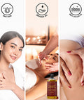 MAJESTIC PURE Cellulite Massage Oil - with Vegan Collagen & Stem Cells, Unique Blend of Massage Essential Oils - Anti Cellulite Oil Improves Skin Tightening and Firming, 8 fl oz