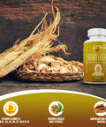 Brain Supplement With Vitamin B12 Enhance Focus, Concentration, Mental Energy No Crash Orjitters B Complex Rodhiola Rosea Caffeine Ginseng Maca For Women & Men 30 Capsules By Amate Life