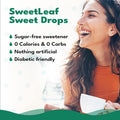 Sweetleaf Sweet Drops Stevia Liquid Sweetener Variety 2-Pack Vanilla Cr me and SteviaClear 4 Oz Ea