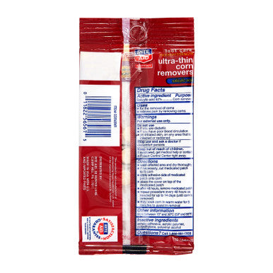 Rite Aid Foot Care Maximum Strength Ultra-Thin Corn Removers - 18 Pads/ 18 Medicated Patches With Salicylic Acid 40% | Corn Remov