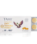 Tahi Pure New Zealand Manuka Honey Lozenges UMF 8+ (MGO 182+) Manuka Honey Drops For Sore Throat Relief & Immune support - Healthy Lozenges made of raw Honey - No Added Sugar - Pack of 8