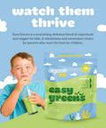 Organifi Kids: Easy Greens - Probiotics For Kids Made With A Delicious Blend Of Vegetables And Superfoods - Plant-Based, Vegan, And No Gluten, Dairy, Or Soy, 15 Servings