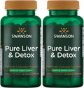 Swanson Pure Liver '&' Detox 60 Vegan Caps 2 Pack