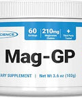 PEScience MagGP Magnesium Glycerophosphate Chelate Powder High Absorption Improved Sleep Calming Stress Relief and Cramp Support for Men and Women 60 Servings