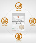 Deal Supplement Organic Fiber Powder Supplement 2lbs with Psyllium Husk Chia Seed Inulin & Acacia Daily Fiber for Adults Rich in Prebiotics for Gut & Digestive Health Unflavored Non-GMO