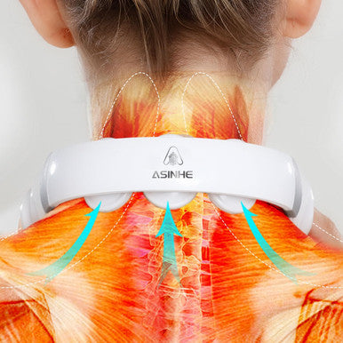 Neck Massager With Heat For Neck Pain Relief And Tension, Electric Intelligent Massager With 3 Massage Pads, Elderly-Friendly Design, Packaging