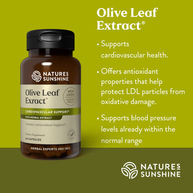 Nature'S Sunshine Olive Leaf Extract Concentrate 60 Capsules