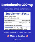 Healthfare Benfotiamine 300Mg | 200 Capsules