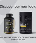 Sports Research Vegan Vitamin D3 K2 Supplement with Organic Coconut Oil 5000iu Vitamin D with 100mcg Mk7 Vitamin K Supports Calcium for Stronger Bones Immune Health 60 Softgels for Adults