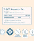 BodyBio TUDCA - Pure Tauroursodeoxycholic Acid Supplement - Support Bile Flow Fat Metabolism & Liver Detox 60 Vegan Capsules