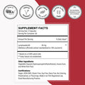Supersmart Lymphatonic 40 mg Per Day Swelling Relief Melilotus Officinalis Extract 18 Coumarin Anti Inflammatory Supplement NonGMO Gluten Free 120 Vegetarian Capsules