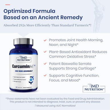 1MD Nutrition MoveMD CurcuminMD Plus Bundle Doctor Formulated with Collagen Turmeric Curcumin and Boswellia Serrata Joint Health Supplement
