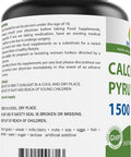 Brieofood Calcium Pyruvate 1500mg per Serving 240 Vegetarian Capsules