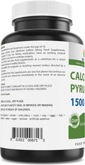 Brieofood Calcium Pyruvate 1500mg per Serving 240 Vegetarian Capsules