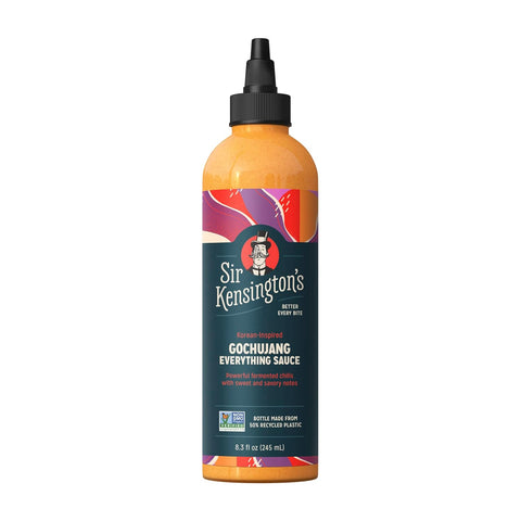 Sir Kensington's Everything Sauce Gochujang Sauce Dressing Dip and Drizzle Keto Diet Certified Dairy Free Gluten Free Non-GMO Project Verified Shelf-Stable 8.3 oz