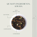 Luxmi Estates Saffron Chai | 100 gm | Signature India collection | Assam CTC Tea | Black tea collection | Saffron chai Organic Strong tea | Antioxidants | Assam Valley tea | Kashmiri Saffron Cinnamon Natural Cardamom Extract