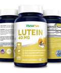 NusaPure Lutein 40mg 180 Veggie Capsules (Non-GMO & )