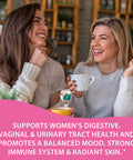 Vitacook Women S Probiotics, 100 Billion Cfu, 18 Strains, Prebiotics, Cranberry, Vb6 & Vc, Mood, Vaginal & Urinary Tract Health, Shelf Stable, 60 Delayed Release Caps