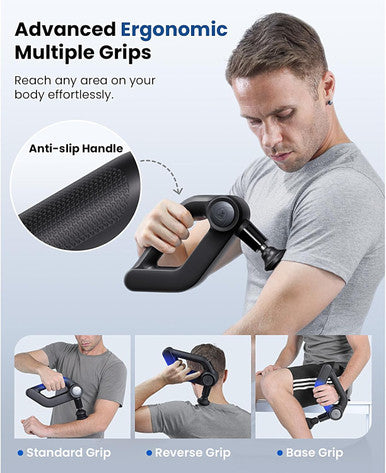 Bob And Brad D5 Pro Massage Gun, Powerful Percussion Massage Gun Deep Tissue With Enhanced Power For Athletes Home Gym, Handheld Muscle Massager Gun For Pain Relief & Muscle Therapy, Fsa Hsa Eligible