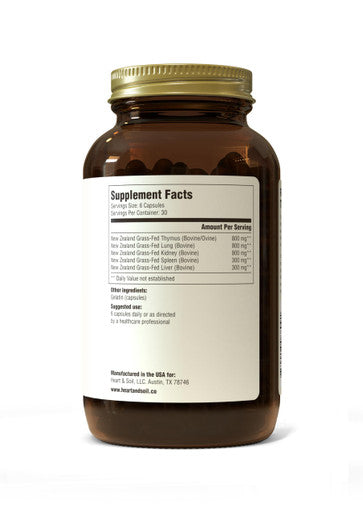 HEART & SOIL Histamine and Immune Support ÃƒÂ¢Ã¢â€šÂ¬Ã¢â‚¬Å“ 3000mg DAO Enzyme Supplements with Bovine Thymus Selenium & Vitamin A ÃƒÂ¢Ã¢â€šÂ¬Ã¢â‚¬Å“ Non-GMO Allergen-Free ÃƒÂ¢Ã¢â€šÂ¬Ã¢â‚¬Å“ 180 Capsules