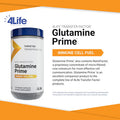 4Life Glutamine Prime - Fuel Your Immune Cells with Glutamine and Enhance Cell Communication with NanoFactor - Immune System Support - Overall Wellness and Energy Boost - 120 Veggie Capsules