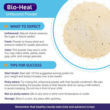 5-In-1 Bio-Heal Probiotic For Kid, Men & Women (Powder) - Best Supplement For Brain Function, Gut Health & Constipation - Shelf Stable & Fortified With Vitamins, Minerals & Prebiotics