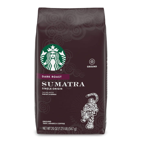 Starbucks Ground Coffee, Dark Roast Coffee, Italian Roast, 100% Arabica, 1 bag (18 oz)