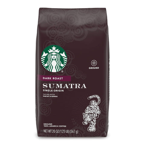 Starbucks Ground Coffee, Dark Roast Hot or Iced Coffee, French Roast, 28 oz