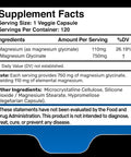 Magnesium Glycinate Capsules 750mg 120 Count Magnesium Supplement for Women and Men Pure Complex Glicinato De Magnesio High Absorption Heart Health Sleep Supplement 2 Packs