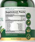 Coconut Oil Softgel Capsules | 3000 mg | 240 Count | Non-GMO and Gluten Free Extra Virgin Supplement | Naturally Occurring MCTs | by Carlyle