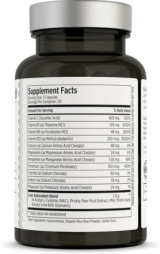 Les Labs Detoxx and Liver Support Duo- Bundle for Supporting Healthy Liver Function glutathione Production and detoxification