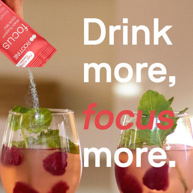 Focus All Natural Drink Mix for Brain Support, Supplements to Help Boost Energy & Mood, Adaptogenic Herbs & Antioxidants (10)