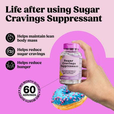 Colonbroom Psyllium Husk Powder Sugar Craving Suppressant - Chromium Picolinate 200Mcg, 2 Items - Colon Cleanser Fiber Supplement (60 Servings) + Sugar Craving Suppressant (60 Servings)