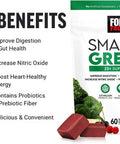 Force Factor Smarter Greens Superfood Chews Greens and Superfoods with Probiotics & Collagen Boosting Superfoods with Biotin Hyaluronic Acid Bamboo and Hair Skin