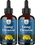 Natures Craft USDA Organic Mullein Leaf Drops - Herbal Lung Detox and Cleanse Marshmallow Root and Mullein Tincture Lung Support Supplement - Mullein Leaf Herb Respiratory Supplement for Sinus Immunity 2 Pack
