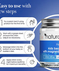 Naturallymum NaturallyMum Kids Magnesium Bedtime Lotion with Vitamin D | Support for Sleep Heart Bone Nerve Gut and Muscle Health | Alternative to Melatonin | Lavender & Chamomile 4.2 fl oz