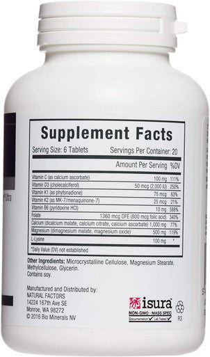 Natural Factors Healthy Bones Plus Kit 1 Kit