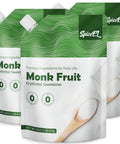 SPICEEL Value-Size Monk Fruit Sweetener with Erythritol | Bulk White Sugar Replacement for Coffee, Baking & Cooking | Vegan, Keto, Gluten-Free 3-Pack