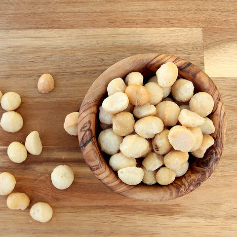 Macadamia Nuts MacFarms Dry Roasted Macadamia Nuts 24 OZ (1 Pack) Premium Roasted Nuts with Sea Salt Fresh From Hawaii Sea Salt Flavored Healthy Snack