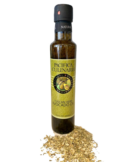 Pacifica Culinaria COLD PRESSED Extra Virgin Avocado Oil Made in USA 8.5 fl oz (250ml) Bottle (100% Virgin Organic Avocado Oil)