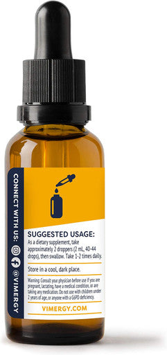 Vimergy USDA Organic Goldenseal Extract, 57 Servings Alcohol-Free Goldenseal Tincture - Gluten-Free, Non-GMO, Kosher, Corn-Free, Soy-Free, Vegan & Paleo (115 ml)