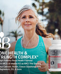 Bronson Bone Health & Strength Complex High Potency Formula 200 Mcg Of Vitamin K2 As Mk7, Plus Calcium, Boron, Cissus Quadrangularis, Magnesium, Vitamin D3, And More - Non-Gmo, 60 Tablets
