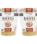 Wholesome Yum Besti Natural Brown Sugar Substitute - Keto Brown Monk Fruit Sweetener Blend With Allulose (No Erythritol) - Non GMO, Zero Carb, Zero Calorie, Sugar Free, No Aftertaste (12 oz)