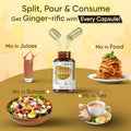 Weightworld Organic Ginger Supplement - High Strength 1300mg - Soil Association - 2 Ginger Root Capsules Per Serving - Vegan Joint & Digestion Supplement