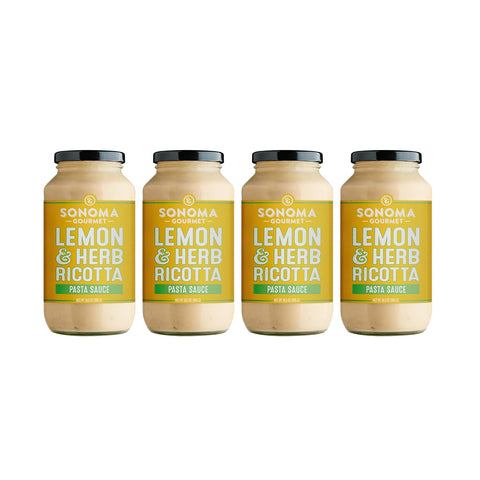 Sonoma Gourmet Seven Veggie Pasta Sauce | Vegan, USDA Organic, Non-GMO, Gluten-Free and No Sugar Added | Made With Fresh Ingredients | 25 Ounce Jars (Pack of 4)